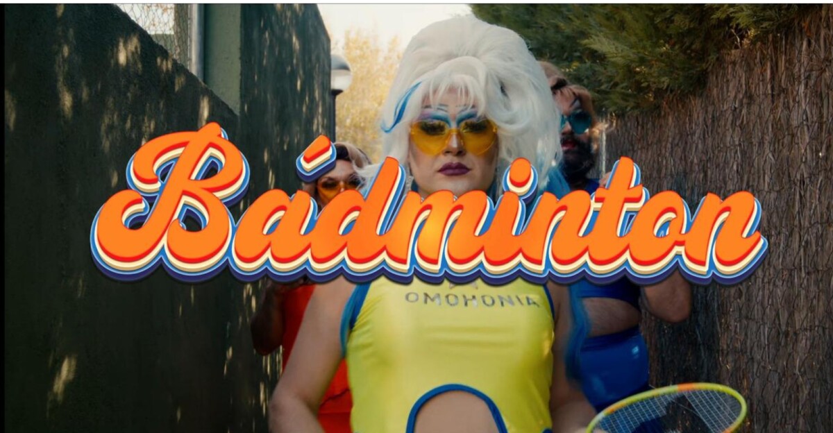 Portada del videoclip de 'Bádminton' de Donna Mercadonna.