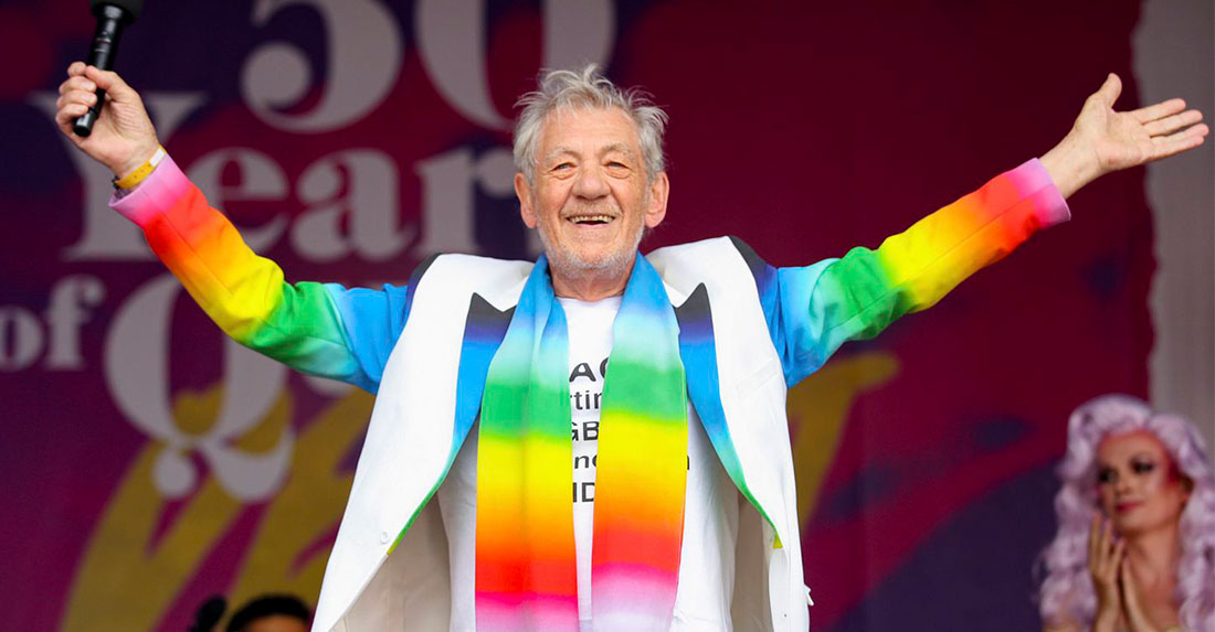 Ian McKellen, siempre orgulloso.