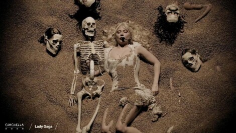 Lady Gaga en su actuación del Coachella 2025.