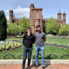Toni Codinas y su marido en Washington D.C.