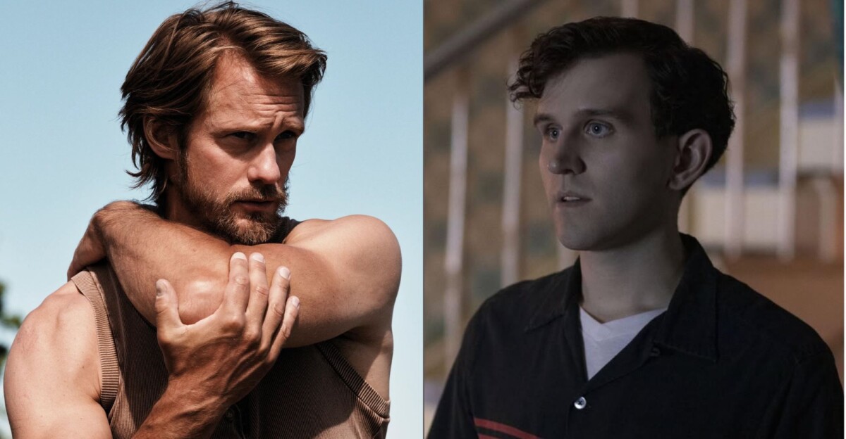 Alexander Skarsgård y Harry Melling