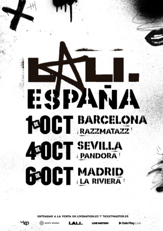 Cartel Lali Tour 2025 España Shangay