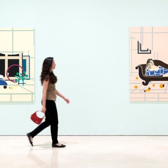 El fascinante arte de Farah Atassi, en el Museo Picasso Málaga con la exposición 'Genius Loci'