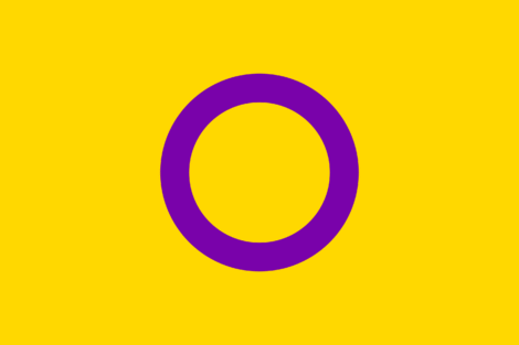 Bandera del orgullo intersexual