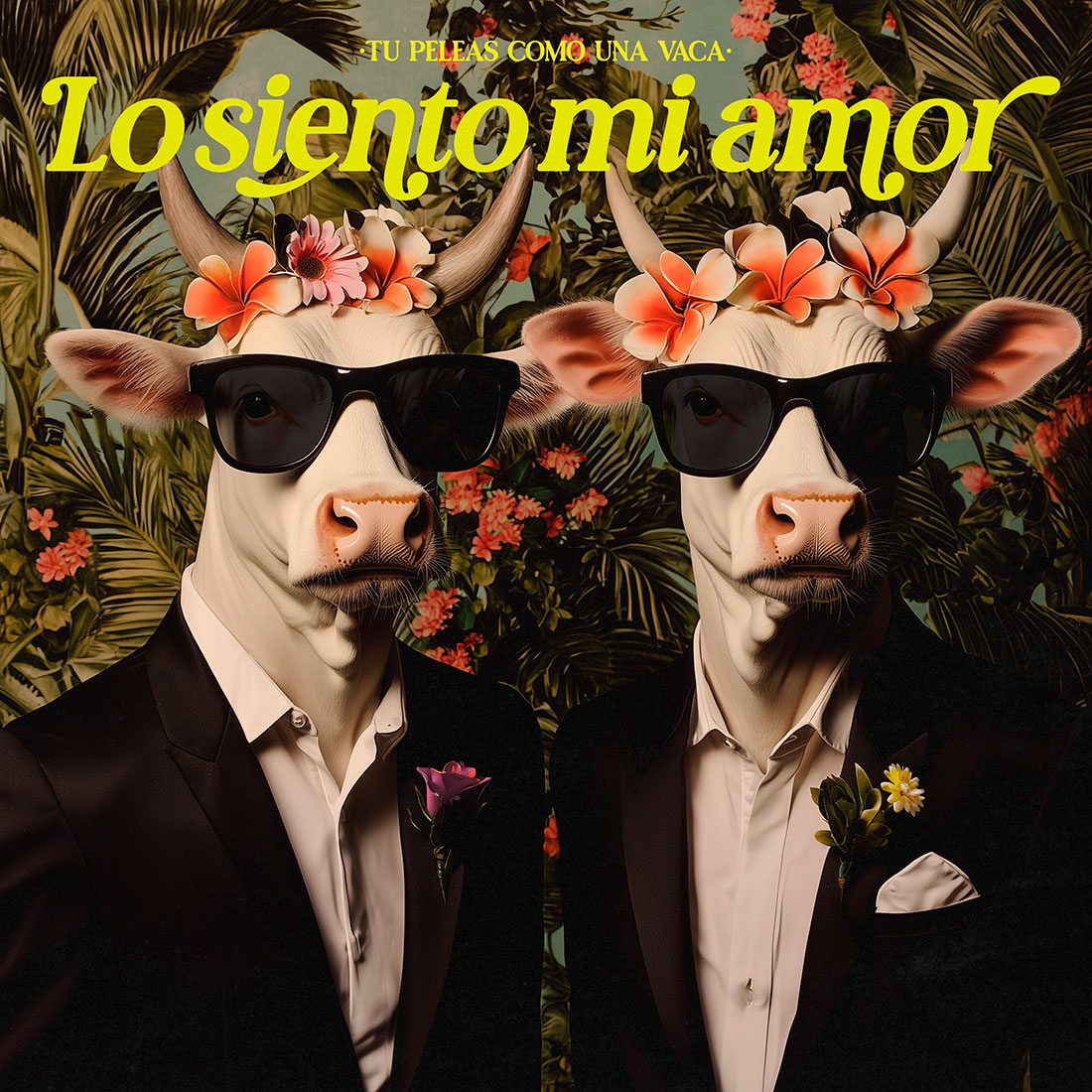 Portada de "Lo siento, mi amor" de Tú peleas como una vaca.