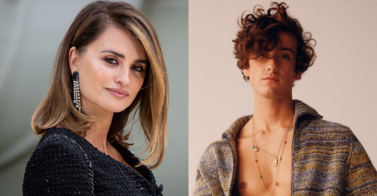 Penélope Cruz y Guitarricadelafuente protagonistas de 'La bola negra'.