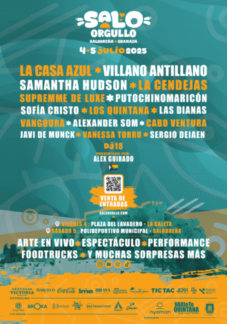 La Caza Azul, Villano Antillano, Supremme de Luxe y Samantha Hudson, en el cartel de Salorgullo 2025.