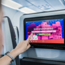 Cabina Economy Extra de TAP Air Portugal.