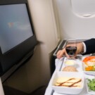 Servicio a bordo de TAP Air Portugal.