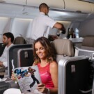 Servicio a bordo de TAP Air Portugal.