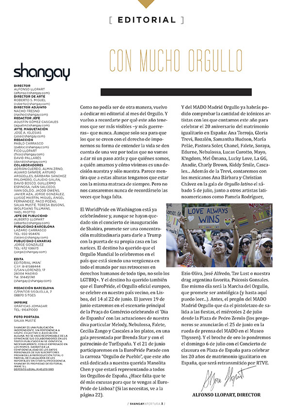 Página 3 de la revista