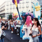 La primera carroza del Orgullo de Madrid fue la de Shangay en 1996.