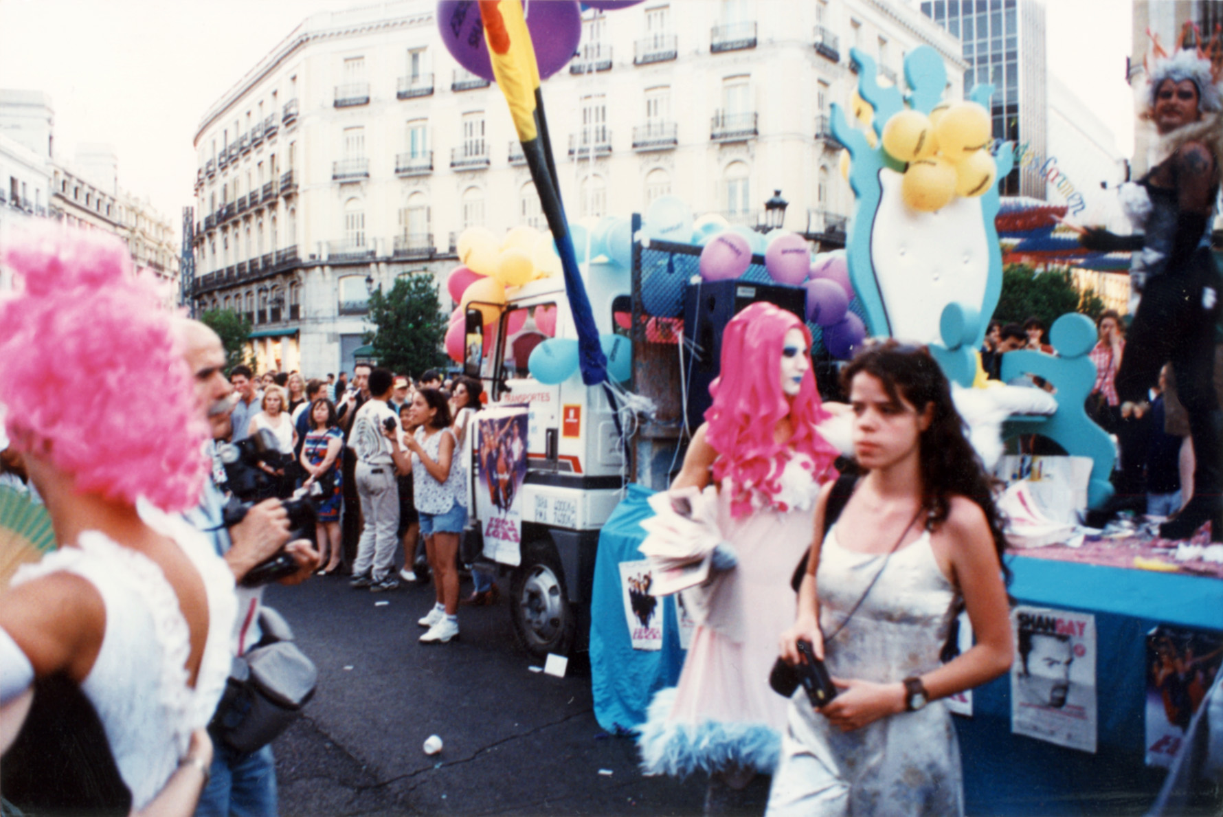 La primera carroza del Orgullo de Madrid fue la de 'Shangay' en 1996.