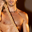 Raphael Diogo convertido en el marinero de Gaultier.