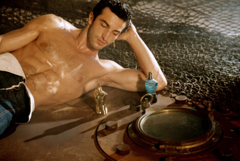 Raphael Diogo convertido en el marinero de Gaultier.