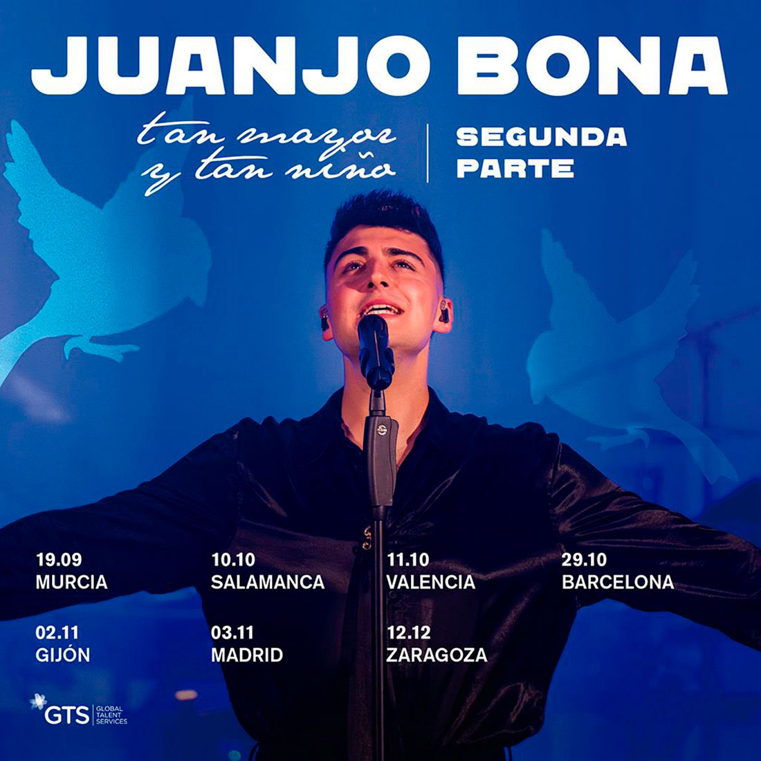 Anuncio de la nueva gira de Juanjo Bona