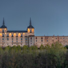 Vistas del Parador desde su exterior.