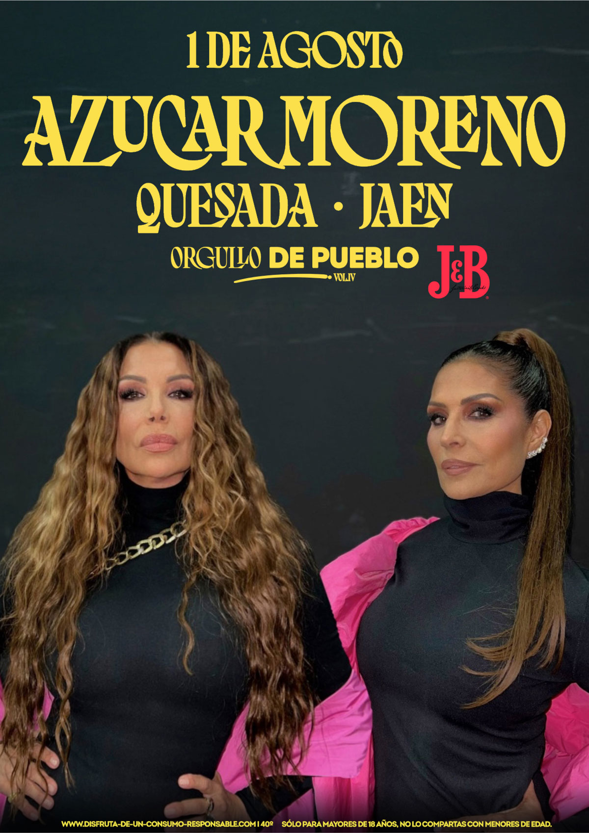Azúcar Moreno en el Orgullo de Pueblo de J&B en Quesada (Jaén)