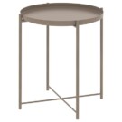 GLADOM Mesa/bandeja, gris beige (19,99€) - Han bajado el precio