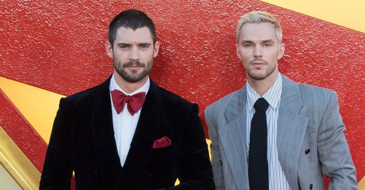 David Corenswet y Nicholas Hoult en la premier de 'Superman'