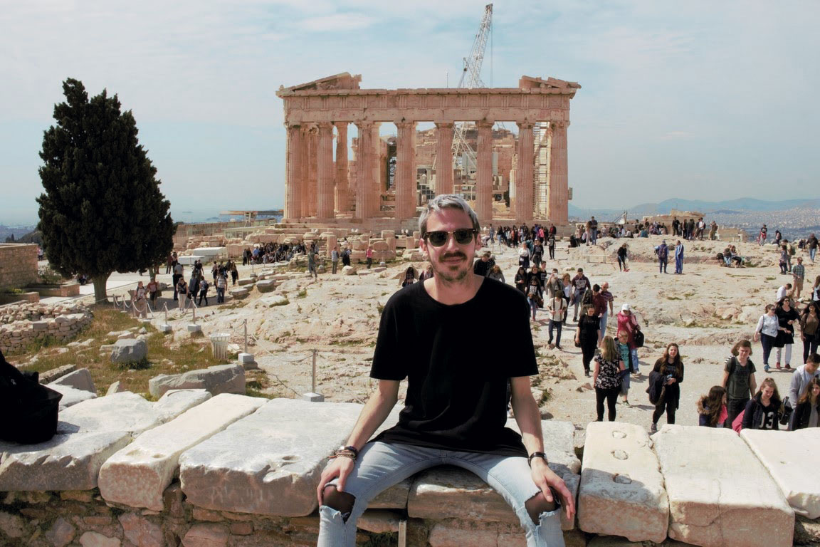 Juanfry Rodríguez en Atenas (Grecia)