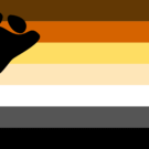Bandera del orgullo oso
