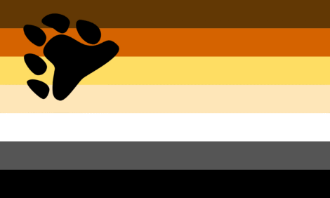 Bandera del orgullo oso