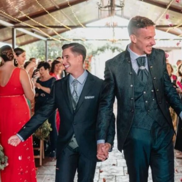 Alberto Lejárraga, único futbolista español abiertamente LGTBIQ+, se ha casado