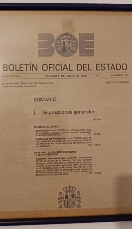 El objeto más preciado del teniente coronel Sánchez Silva.