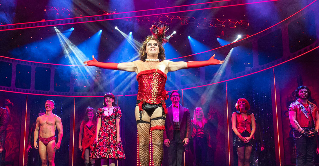 Así luce Jason Donovan como Frank-n-Furter, que en otoño llega a Barcelona.