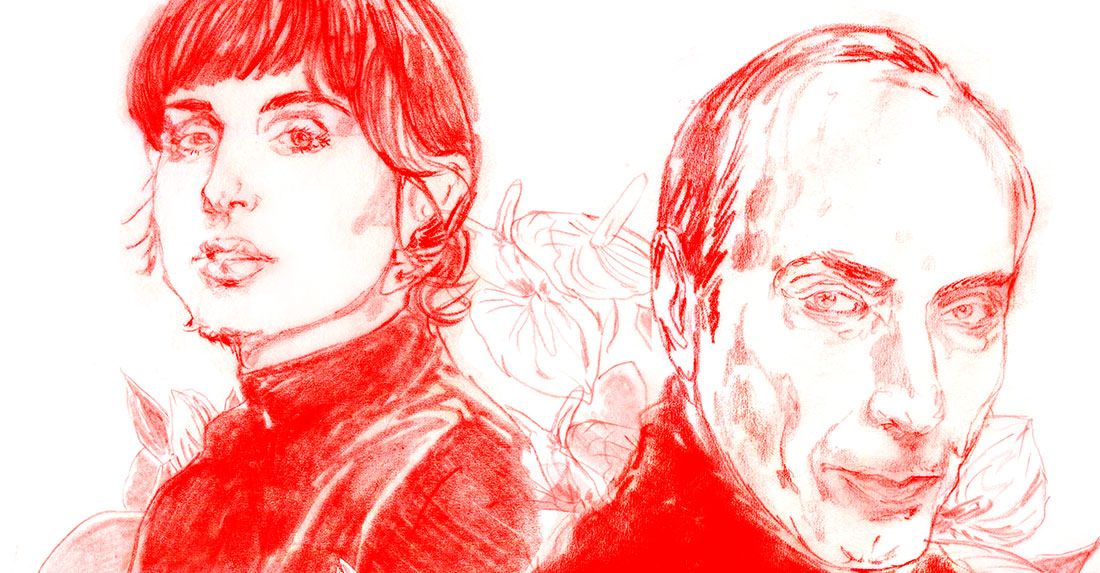 Verónica Echegui y Eusebio Poncela, por Iván Soldo.