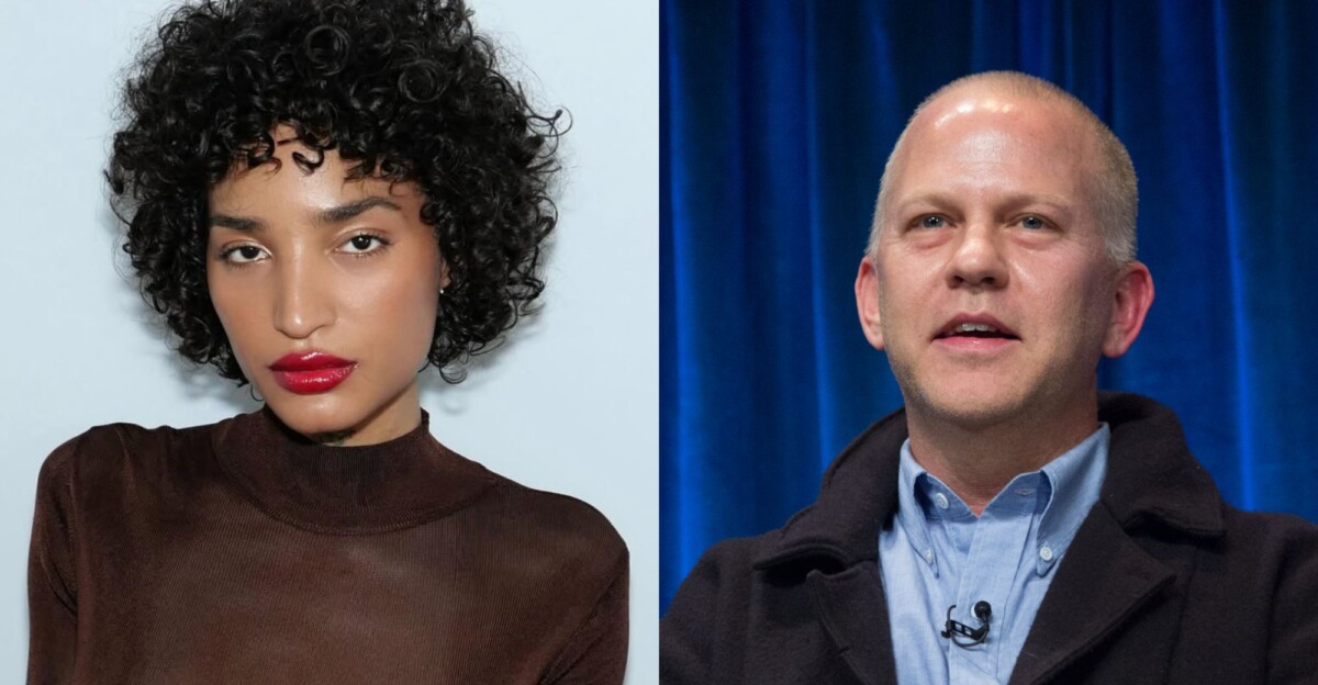 Indya Moore y Ryan Murphy