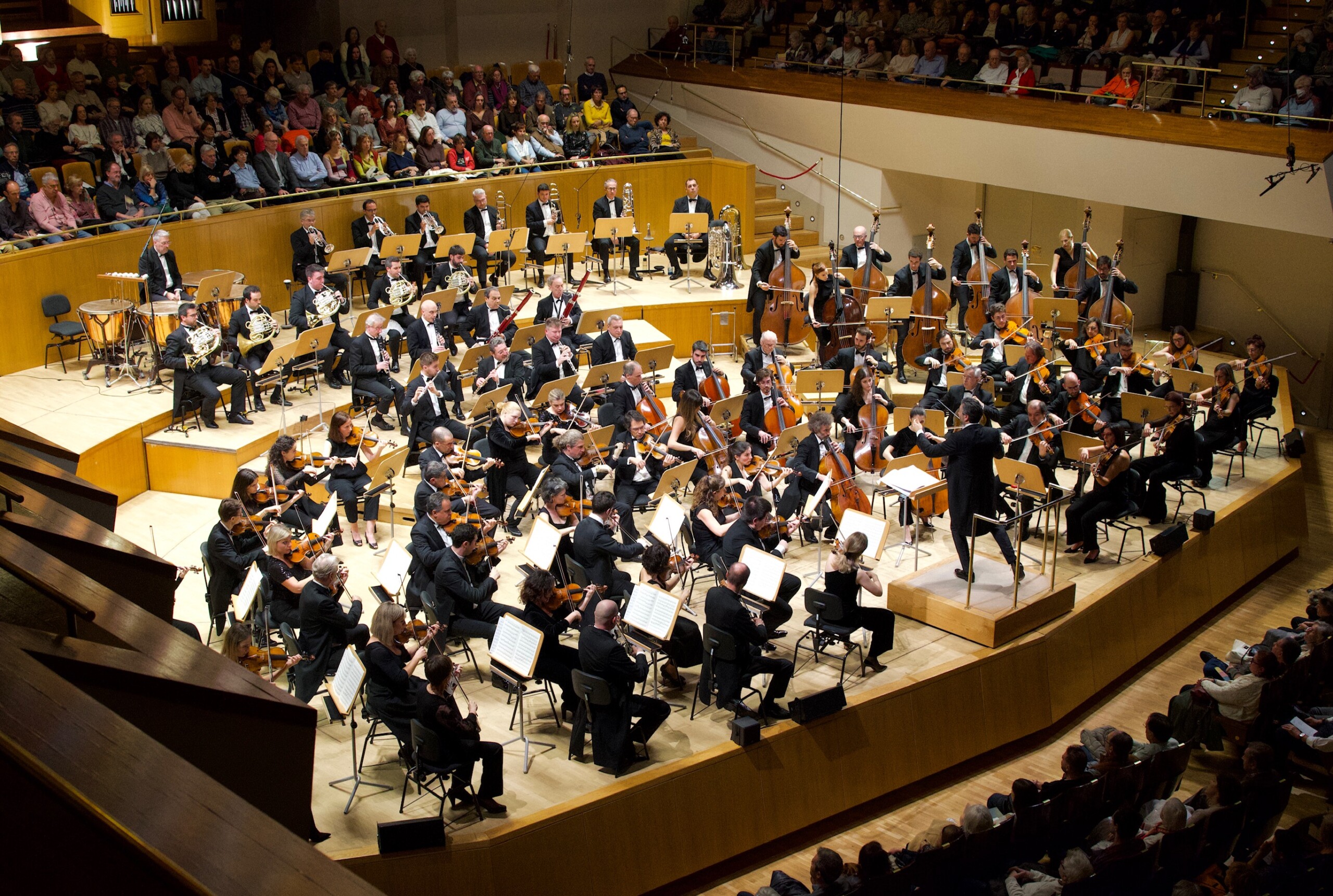 La Orquesta Nacional de España en uno de sus conciertos en el Auditorio Nacional. Foto: Rafa Martín