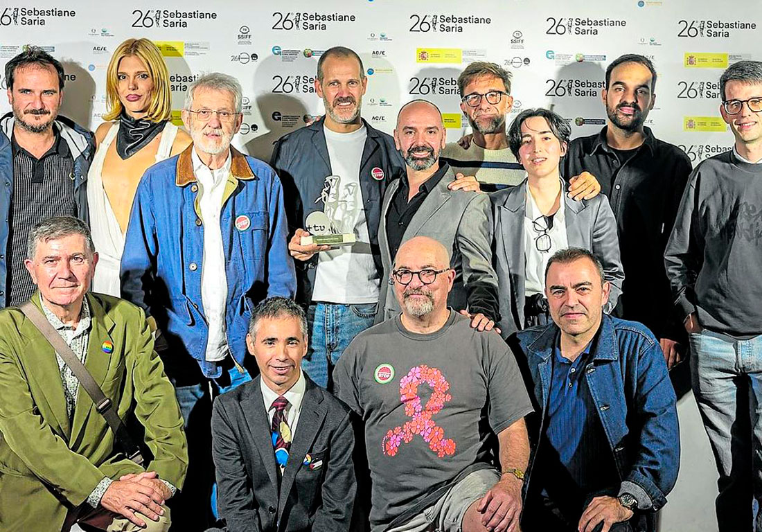 Entrega del Premio Sebastiane a 'Maspalomas'
