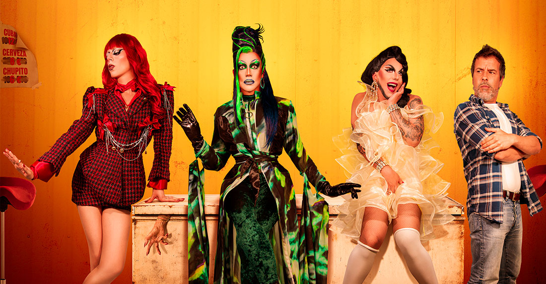 'Un golpe de suerte', una delirante comedia protagonizada por tres populares drags, llega a Madrid