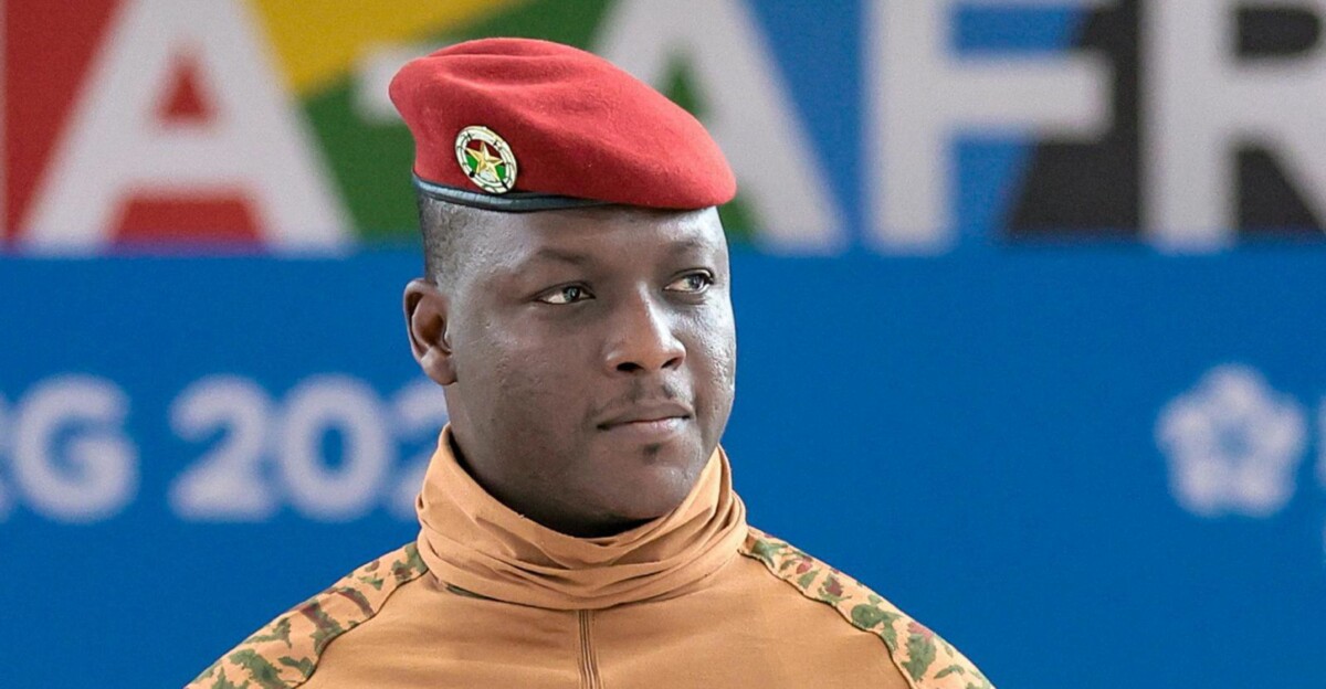 Ibrahim Traoré, líder de la junta militar de Burkina Faso.
