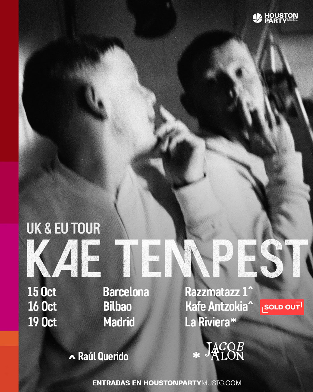 Cartel de la gira de Kae Tempest