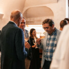 Imagen del brindis de Bodegas Protos.