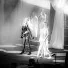 Belén Aguilera y Julieta en el Movistar Arena de Madrid.