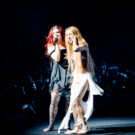 Belén Aguilera y Samuraï en el Movistar Arena de Madrid.