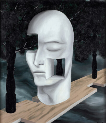 René Magritte (1898 - 1967) El rostro del genio, 1927.