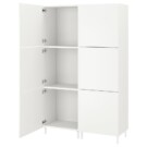 PLATSA Armario 6 puertas, blanco (242€)