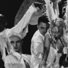 Shea Evans junto a Lady Gaga.