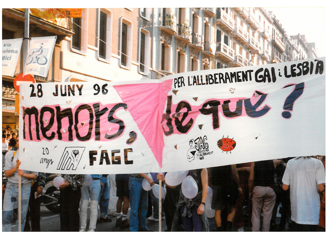 Marcha Orgullo Barcelona FAGC 1996