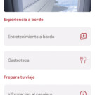 Imagen de la app de Iberia Express.