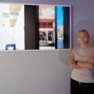 Elisa Villota Sádaba, finalista del Premio BMW de Pintura. Foto: Miguel Ángel Fernández.