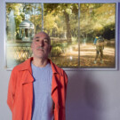 Juan Carlos Bracho Jiménez, finalista del Premio BMW de Pintura. Foto: Miguel Ángel Fernández.