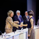 La reina Sofía en la gala del Premio BMW de Pintura 2025.