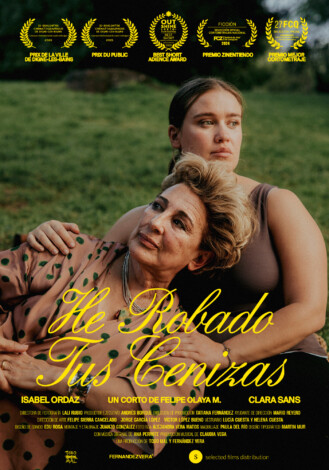 Cartel del corto 'He robado tus cenizas'.