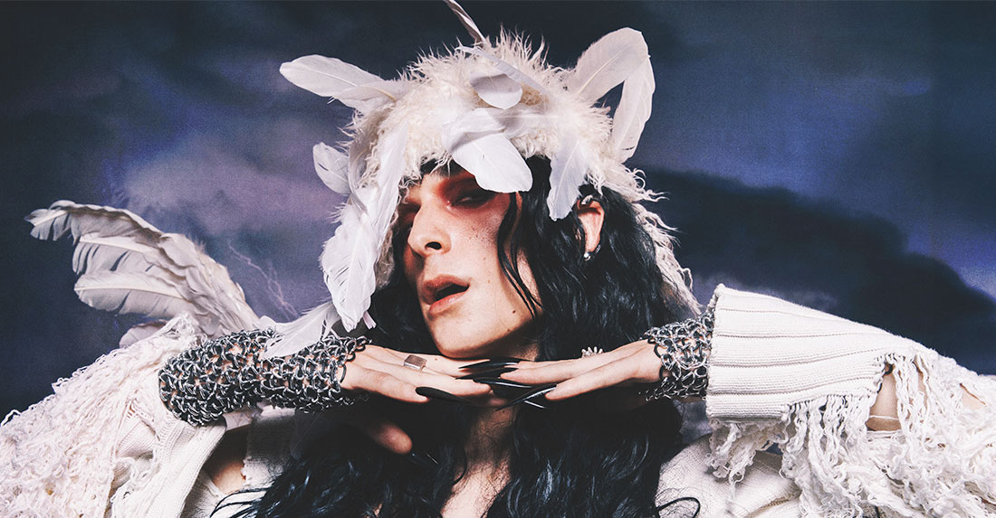 Brünne Romeo, un artista LGTBIQ+ con una propuesta muy original. Foto: Gonza Gallego